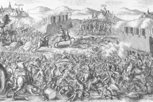 Szene aus der Schlacht bei Kunersdorf
(zeitgenössische Darstellung)