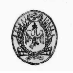 Zeichnung des Patronenbleches RzF No. 9 nach Bleckwenn